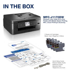 Brother MFC-J1170DW Wireless Color Inkjet Printer, All-In-One, Print, Scan, Copy, Fax