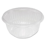 PresentaBowls Clear Bowls, 16 oz, Plastic, 63/Bag, 8 Bags/Carton, 504 Bowls/Carton