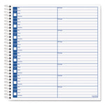 Voice Message Log Books, One-Part (No Copies), 8 x 1, 8 Forms/Sheet, 800 Forms Total