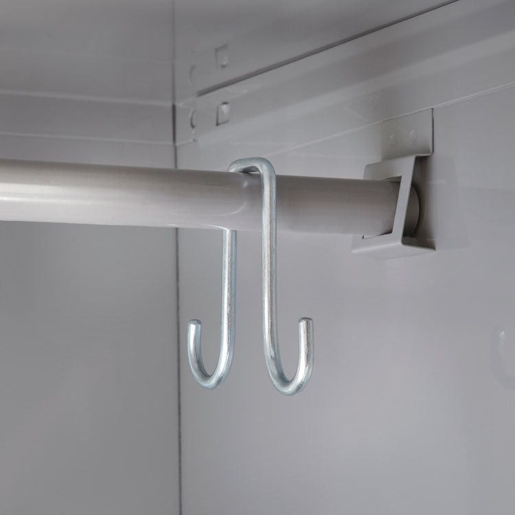 Single-Tier Locker, 12w X 18d X 78h, Two-Tone Gray