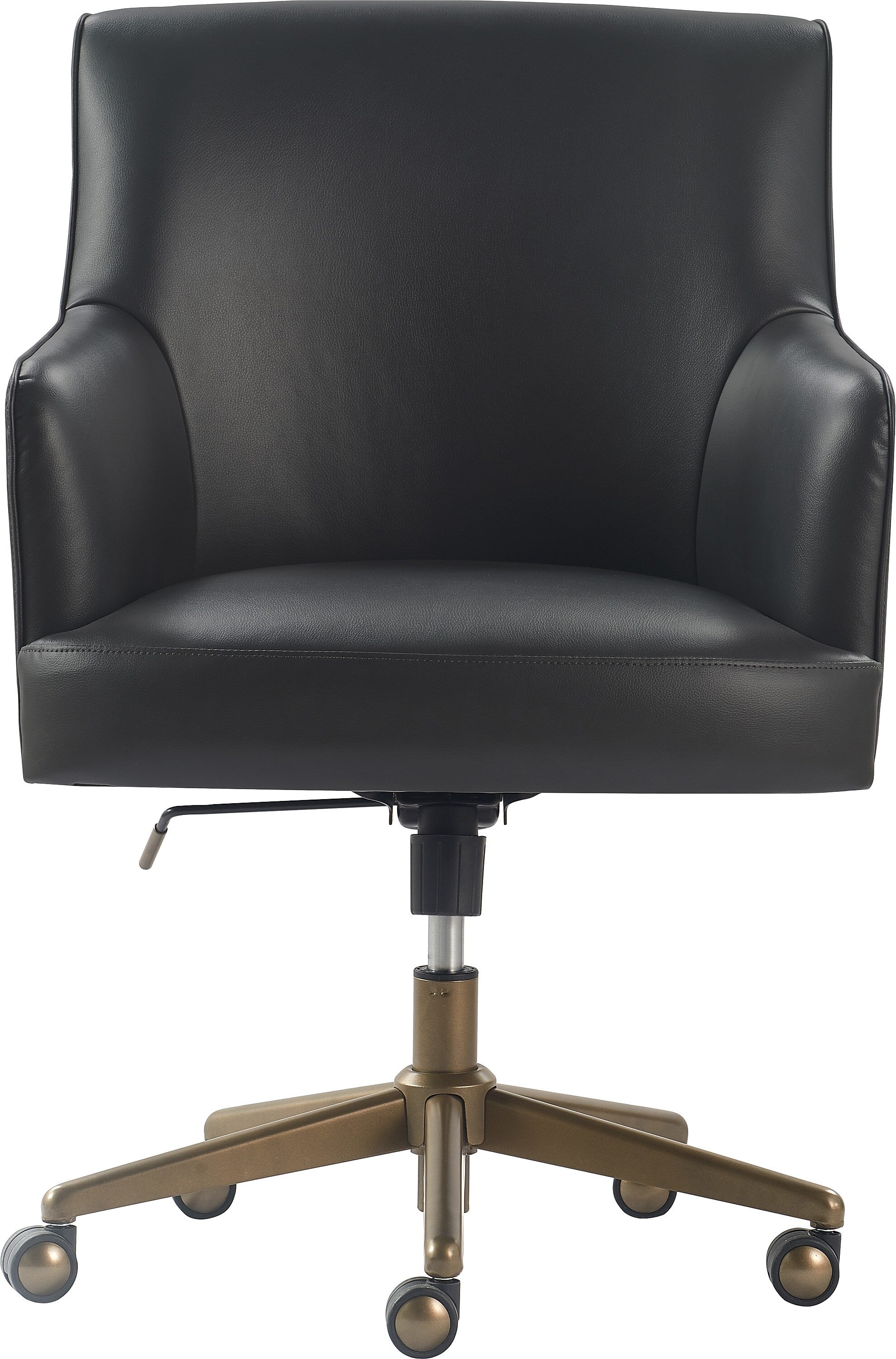Finch Belmont Ergonomic Leather Swivel Executive Chair, Charcoal (CHR10061C)