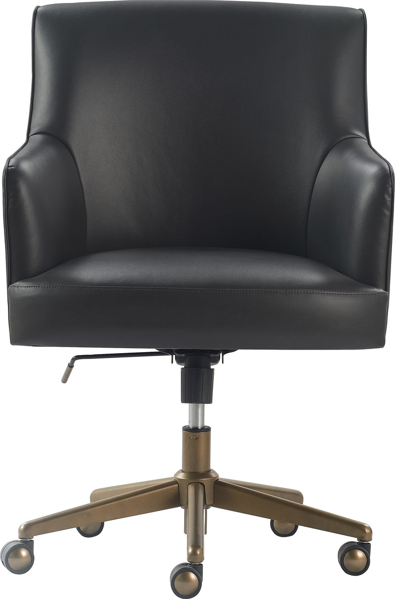 Finch Belmont Ergonomic Leather Swivel Executive Chair, Charcoal (CHR10061C)