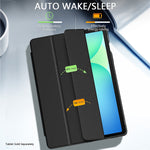 SaharaCase Venture Series TPU 13.1" Folio Case for S10 FE+, Scorpion Black (TB00467)