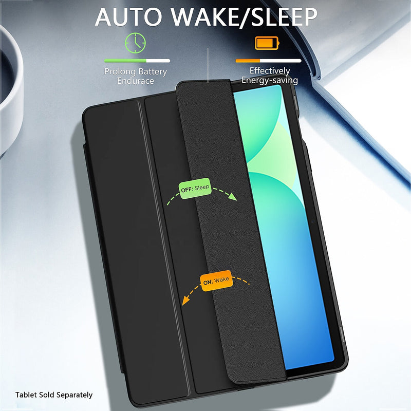 SaharaCase Venture Series TPU 13.1" Folio Case for S10 FE+, Scorpion Black (TB00467)