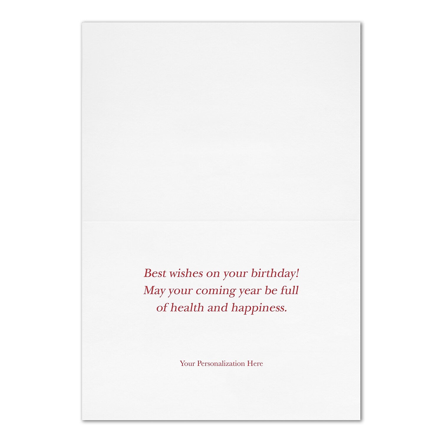 "Birthday Bash" Card w/ Gold Lined White Envelope, 25/BX