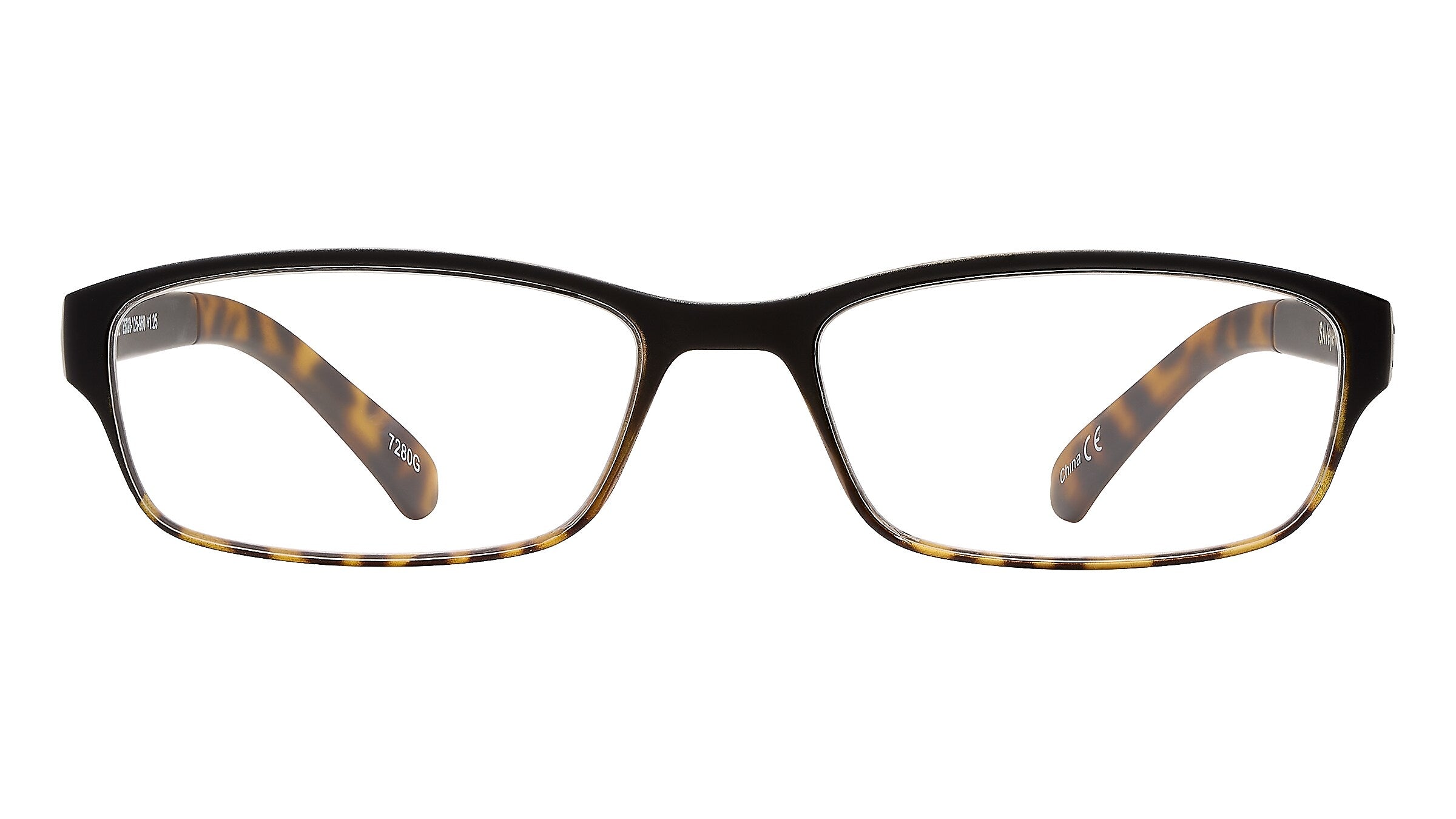 SAV Flex 2 +1.75 Reading Glasses, Black Demi (E5028)
