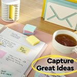 Post-it Notes, 3" x 3", Canary Collection, Lined, 100 Sheet/Pad, 6 Pads/Pack (630-6PK)
