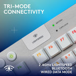 Logitech G Series G915 X LIGHTSPEED TKL Wireless Tactile Gaming Keyboard, White (920-012732)