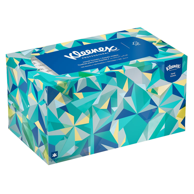 Kleenex Pop-Up Recycled Multifold Paper Towels, 1-ply, 120 Sheets/Pack, 1 Packs/Carton (01701)