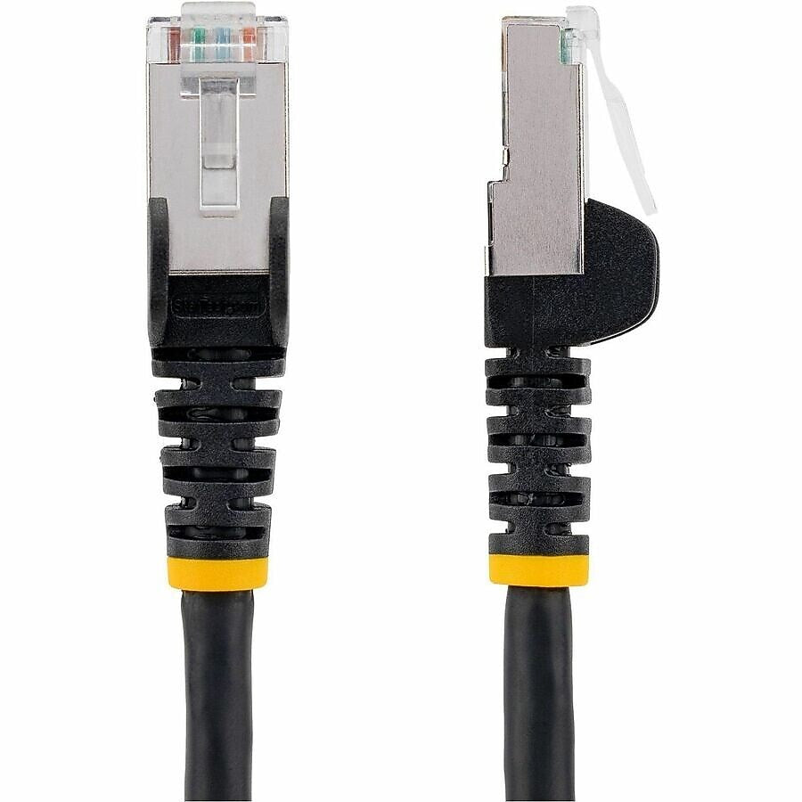 StarTech.com 75 ft CAT-6a Ethernet Cable, 27 AWG, Black (NLBK-75F-CAT6A-PATCH)