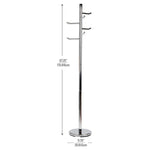 Mind Reader Freestanding Coat Rack, Silver, Metal (CRMAG-SIL)