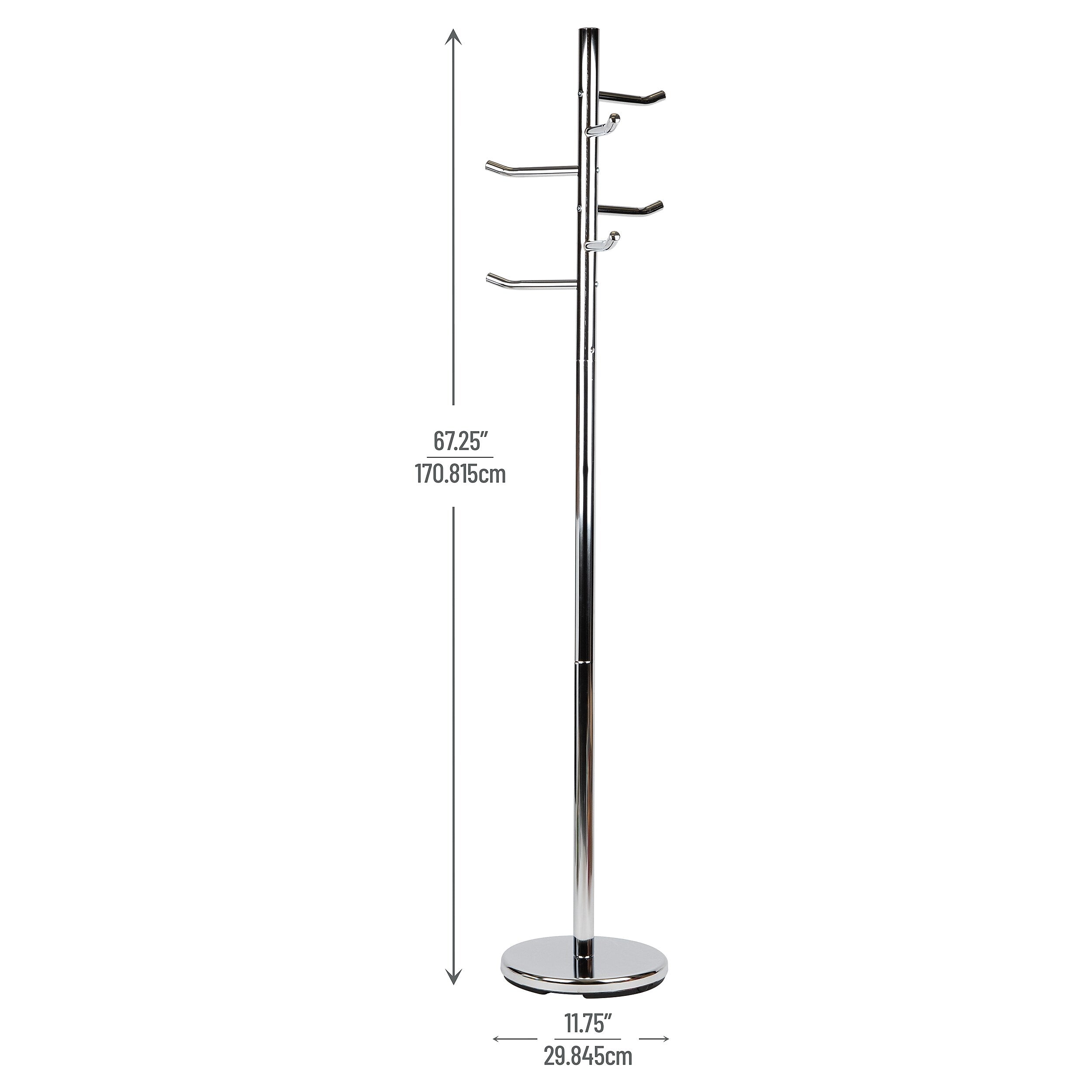 Mind Reader Freestanding Coat Rack, Silver, Metal (CRMAG-SIL)