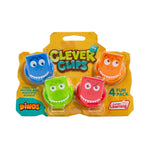 Junior Learning Magnetic Clever Clips, DinoClips, 4/Pack (JRL729)