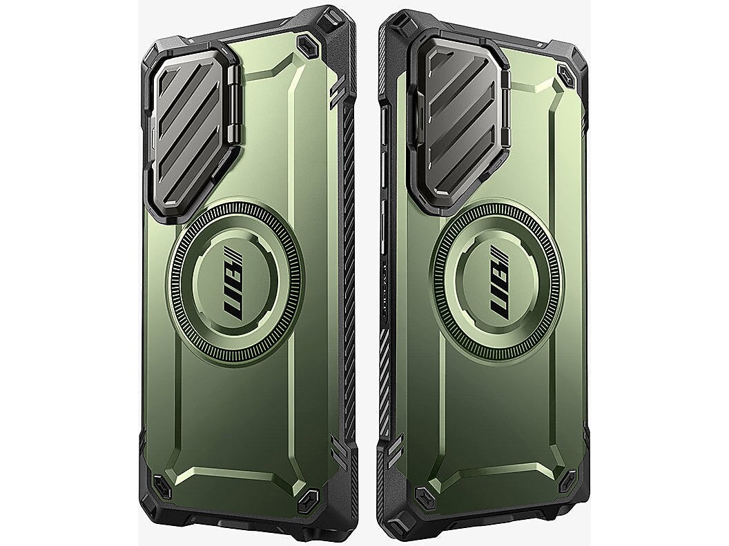 SUPCASE Unicorn Beetle MAG XT MagSafe Samsung Galaxy S24 Ultra, Shock Absorbing, Dark Green (GXYS24U5GMXTGN)