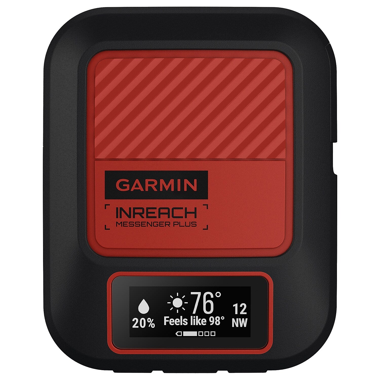 Garmin inReach Messenger Plus SOS Satellite Communicator with Photo and Voice Messaging, Black/Red (010-02887-00)