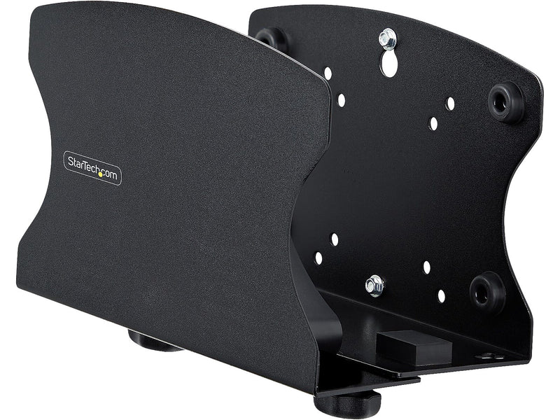 StarTech Adjustable PC Wall Mount Bracket, Up to 40 lbs. Computers, Black (2NS-CPU-WALL-MOUNT)