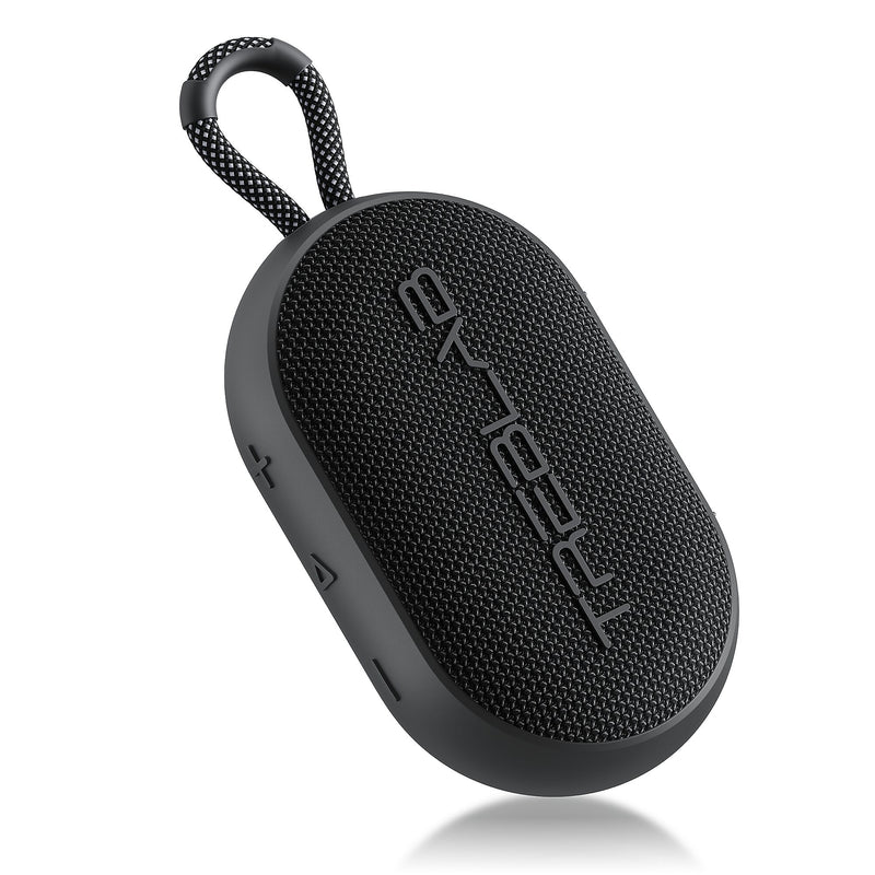 TREBLAB HD-Go Wireless Bluetooth Speaker, Waterproof, Black, Waterproof, Black