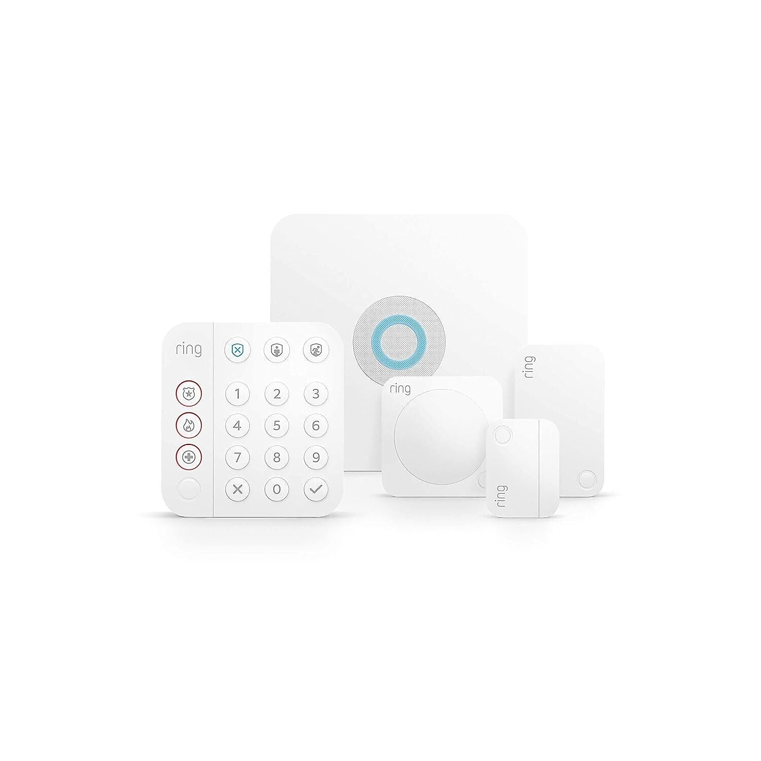 Ring Alarm Wireless Security System (2nd Gen), White (B07ZDTXJ93)