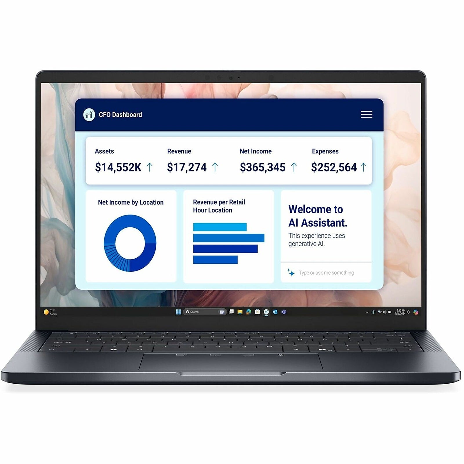 Dell Pro 14 Premium 14" AI Laptop, Copilot+ PC, Intel Core Ultra 7 268V, 2.2GHz, 32GB RAM, 512GB SSD, Windows 11 Pro (FK5CT)