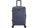 DUKAP Sense 24" Hardside Suitcase, 4-Wheeled Spinner, TSA Checkpoint Friendly, Blue (DKSEN00M-BLU)