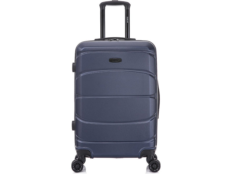 DUKAP Sense 24" Hardside Suitcase, 4-Wheeled Spinner, TSA Checkpoint Friendly, Blue (DKSEN00M-BLU)