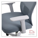 Alera Fixed Arm Fabric Task Chair, Seafoam Blue (ALEWS42B77)