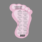 Full Color Magnetic Sign, Foot, Vertical, 6" x 4"