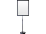 Excello Global Products Blank Indoor/Outdoor Floor Sign, 18" x 24", Black (EGP-HD-0524-S)