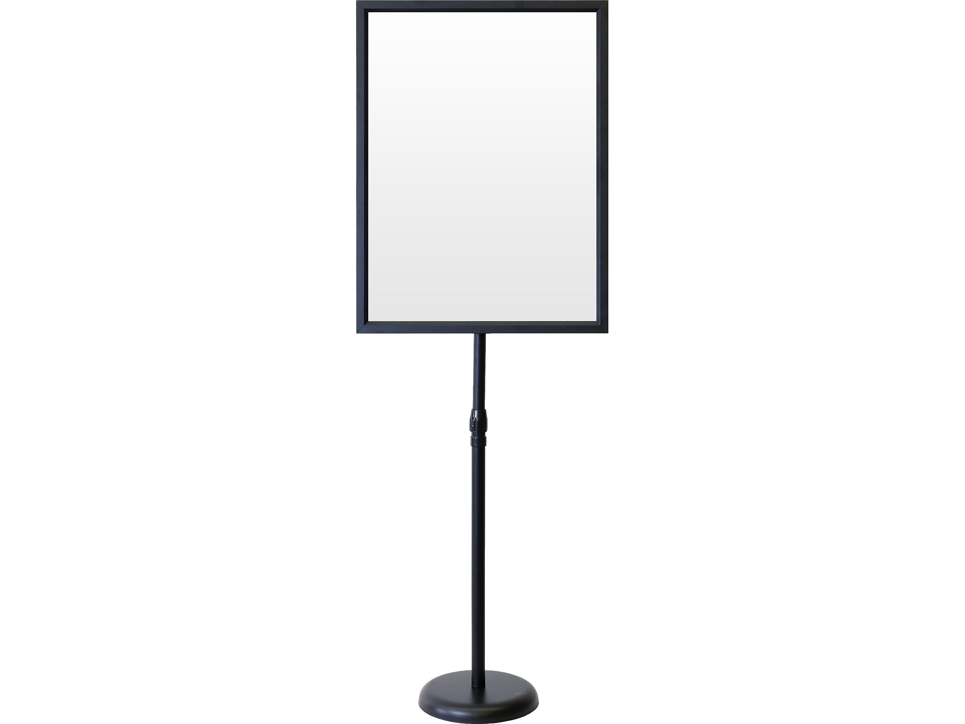 Excello Global Products Blank Indoor/Outdoor Floor Sign, 18" x 24", Black (EGP-HD-0524-S)