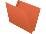 Medical Arts Press Reinforced End Tab File Folder, Straight Cut, Letter-Size, Orange, 50/Box (S-01601-ORG)
