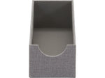 Household Essentials 1-Compartment Cardboard/Poly Linen/Nonwoven PP Drawer Organizer, Gray (725-1)