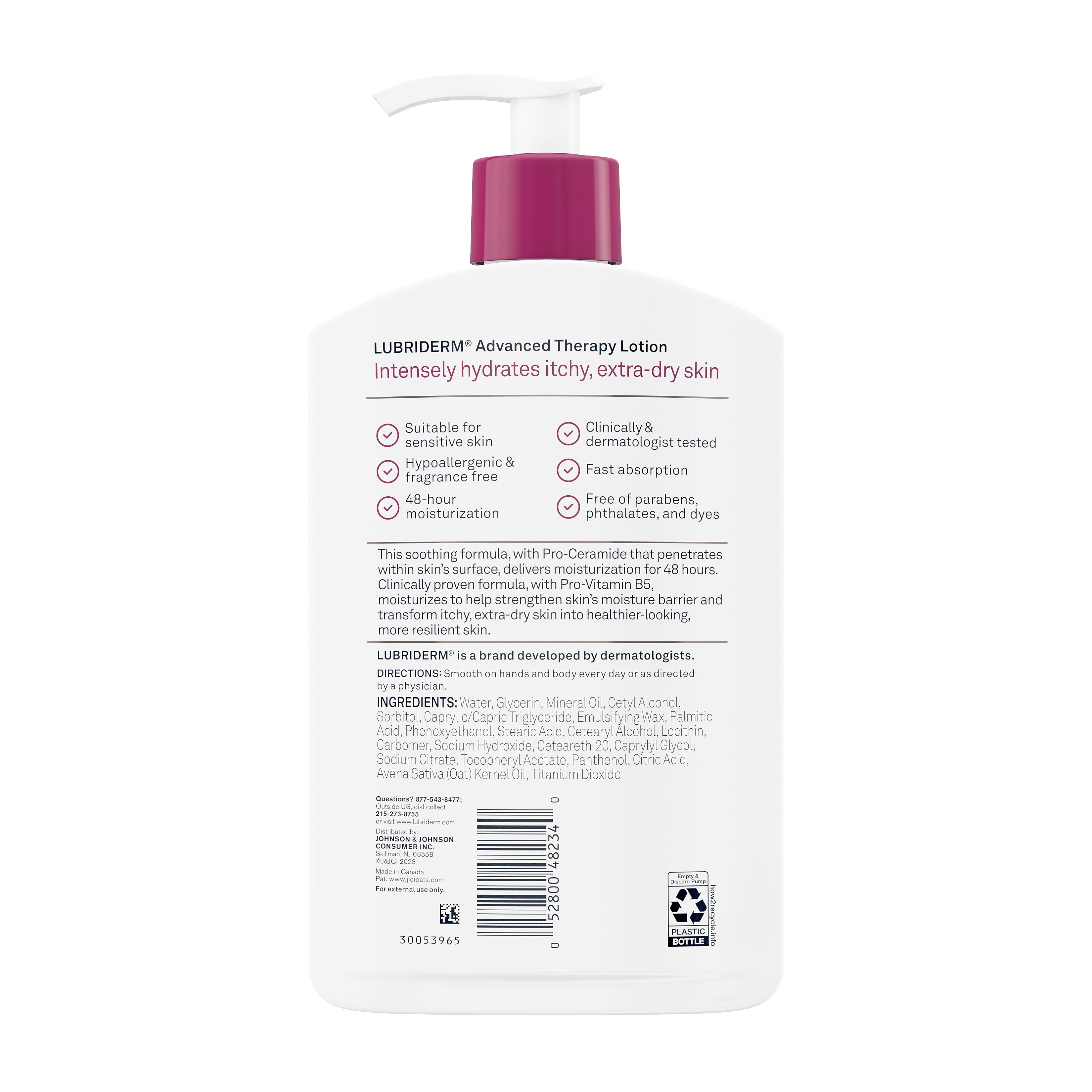 Lubriderm Advanced Therapy Lotion, 16 fl. oz. (764698)