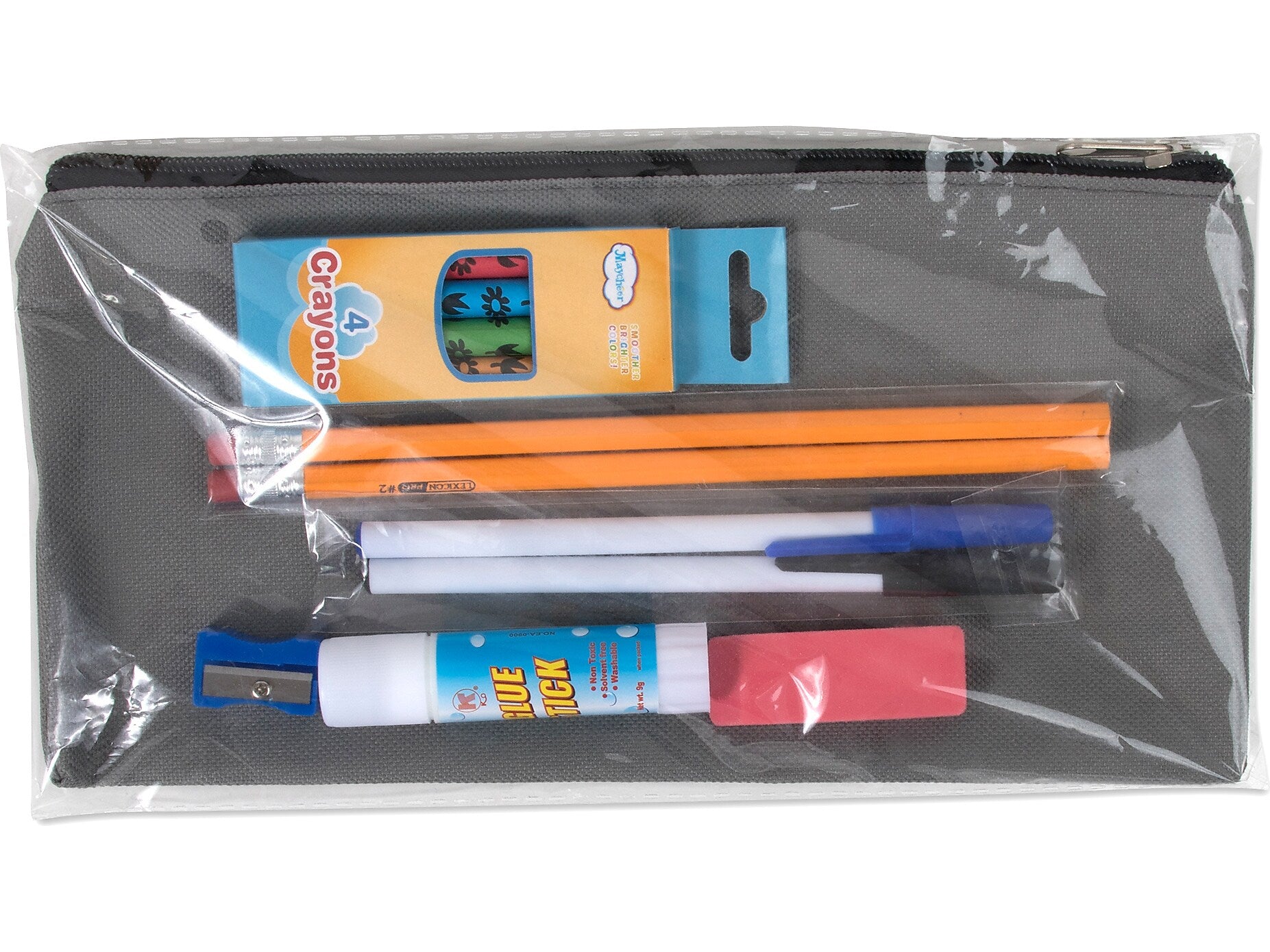 Trailmaker 12-Piece School Supply Kit, Assorted Colors, 48 Kits/Case (SS7668)