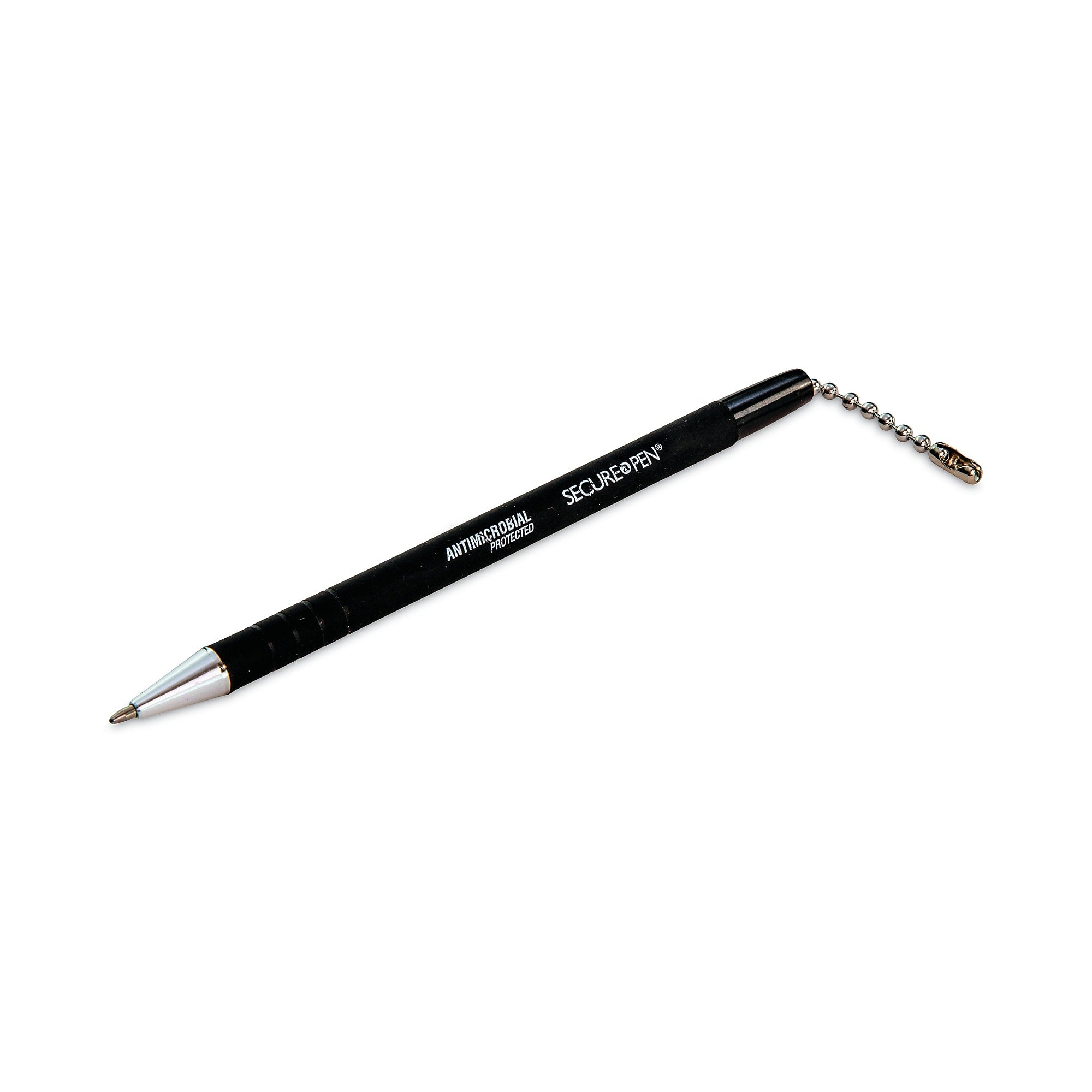 CONTROLTEK® Replacement Counter Chain Ballpoint Counter Pen, Medium, 1 mm, Black Ink, Black