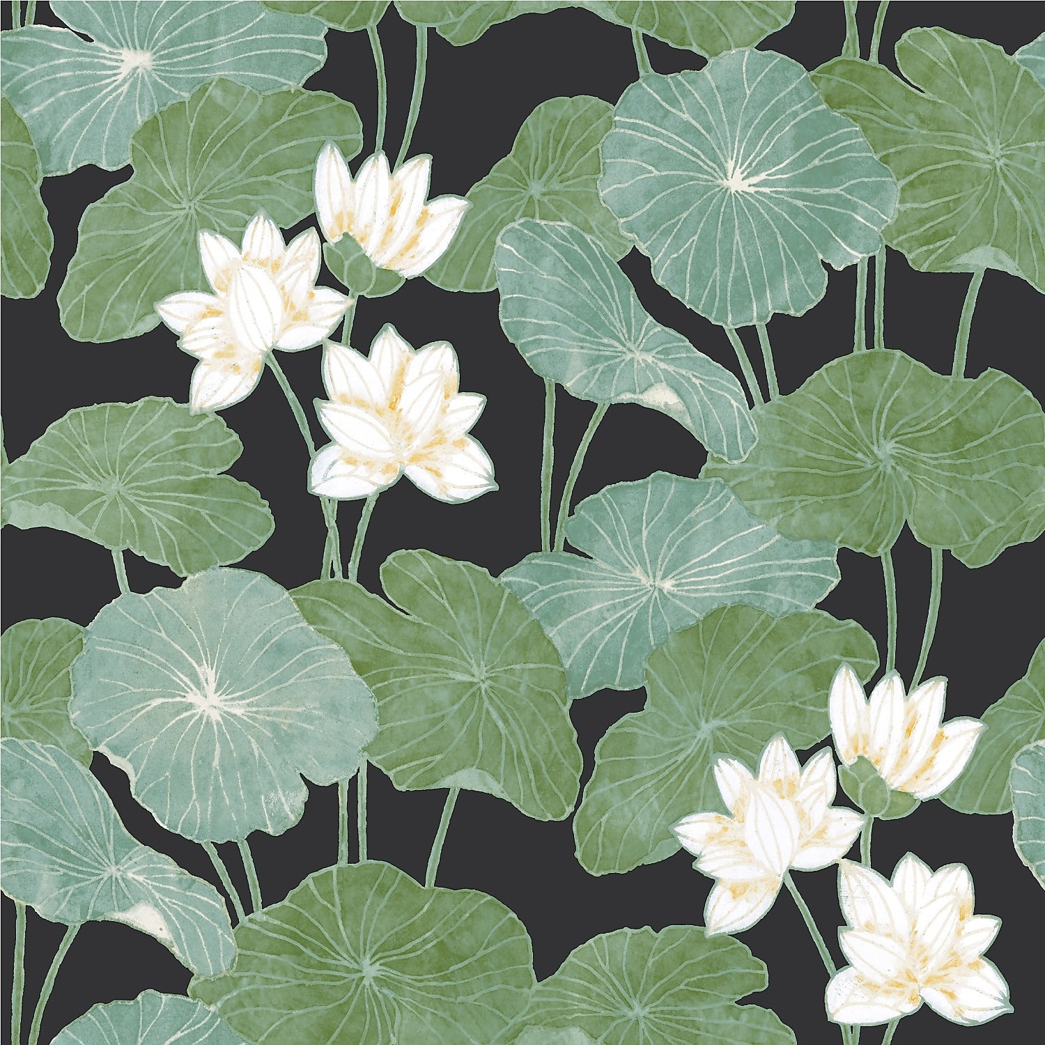 York Wallcoverings Lily Pad Peel and Stick Wallpaper (RMK11433WP)