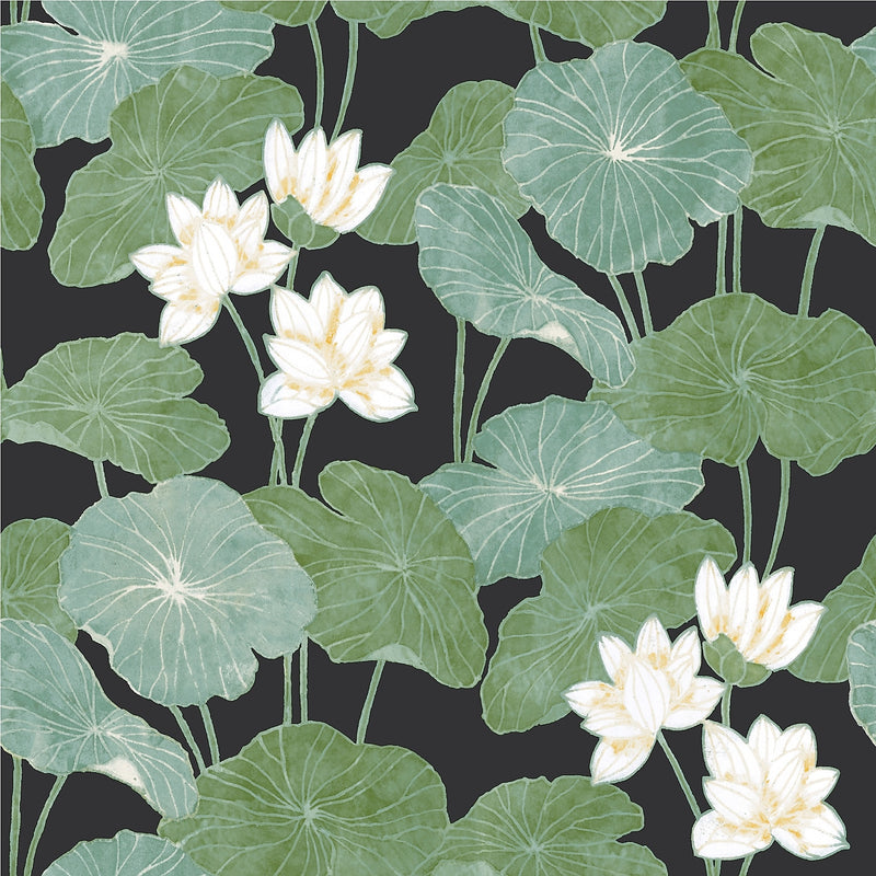 York Wallcoverings Lily Pad Peel and Stick Wallpaper (RMK11433WP)