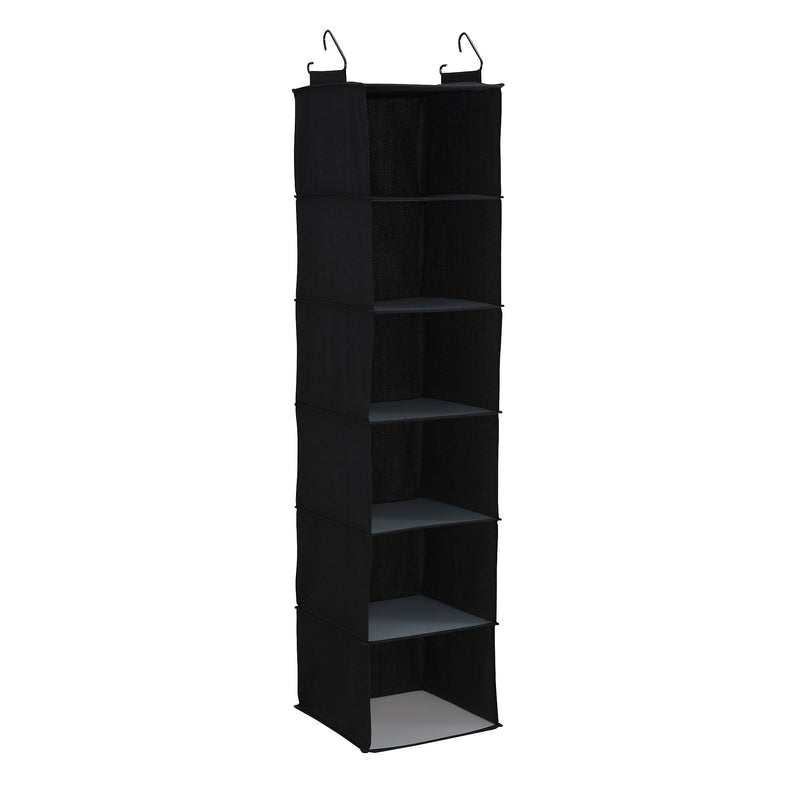 Household Essentials Hanging Closet Organizer, 6 Shelf (7602-1)