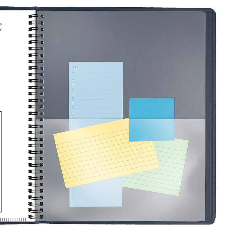 2026 AT-A-GLANCE 9" x 11" Calendar Year/Monthly Planner, Faux Leather Cover, Navy (70-260-20-26)