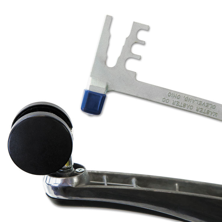 Caster Puller Tool, Rectangular, 3.75 x 9 x 9, Gray Steel