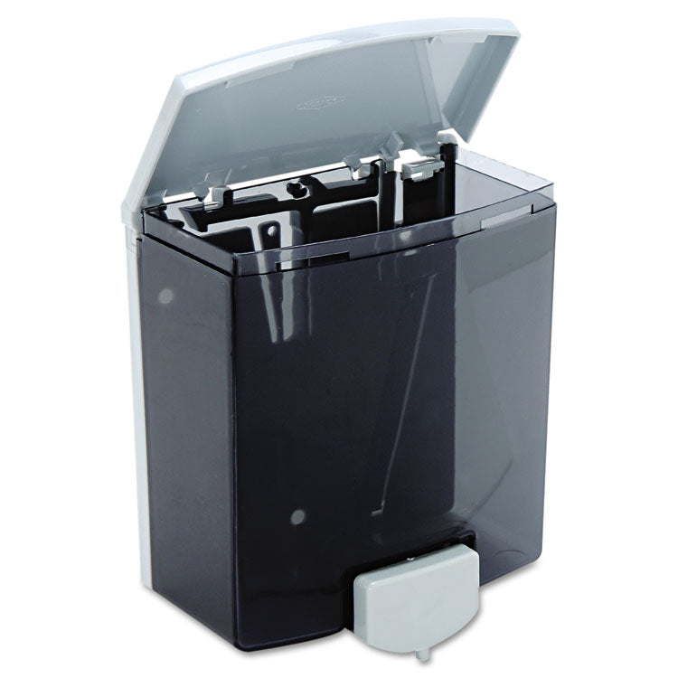 Classicseries Surface-Mounted Liquid Soap Dispenser, 40 Oz, 5.81 X 3.31 X 6.88, Black/gray