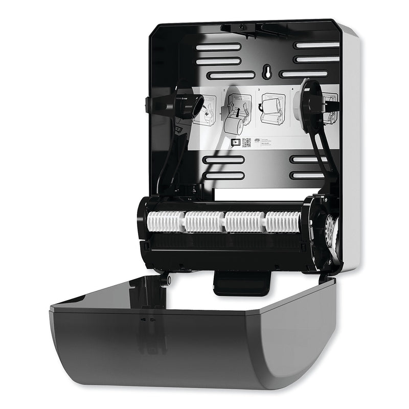 Tork H80 System Mechanical Hand Towel Roll Dispenser, Black