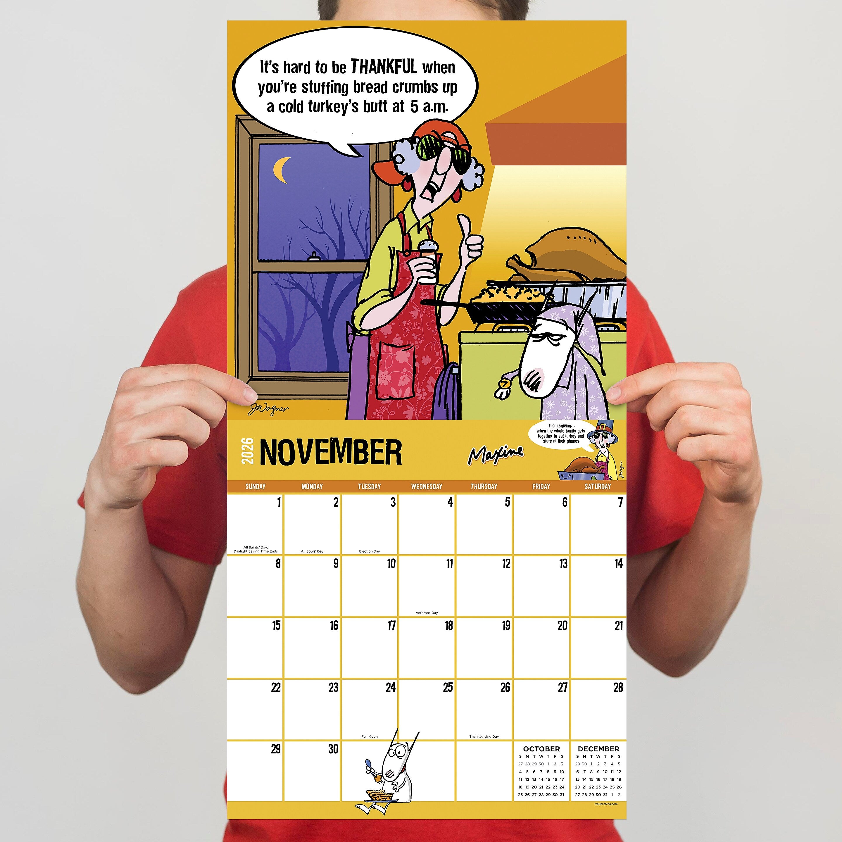 2026 TF Publishing Maxine 12" x 12" Monthly Wall Calendar (26-1110)