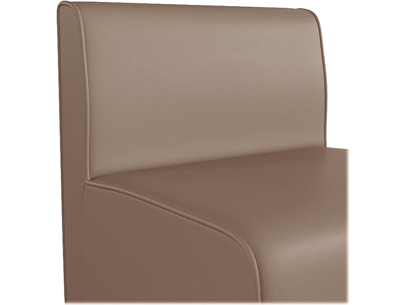 Flash Furniture Bright Beginnings Vinyl Classroom Modular 1-Seater Sofa, Brown (MK-KE15693-GG)