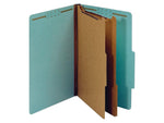 Pendaflex 60% Recycled Pressboard Classification Folder, 2-Dividers, 2 1/2" Expansion, Legal Size, Blue, 10/Box (29030P)