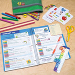 2025-2026 Global Printed Products Reach For The Stars 8.5" x 11" Academic Weekly & Monthly Planner, Paper Cover