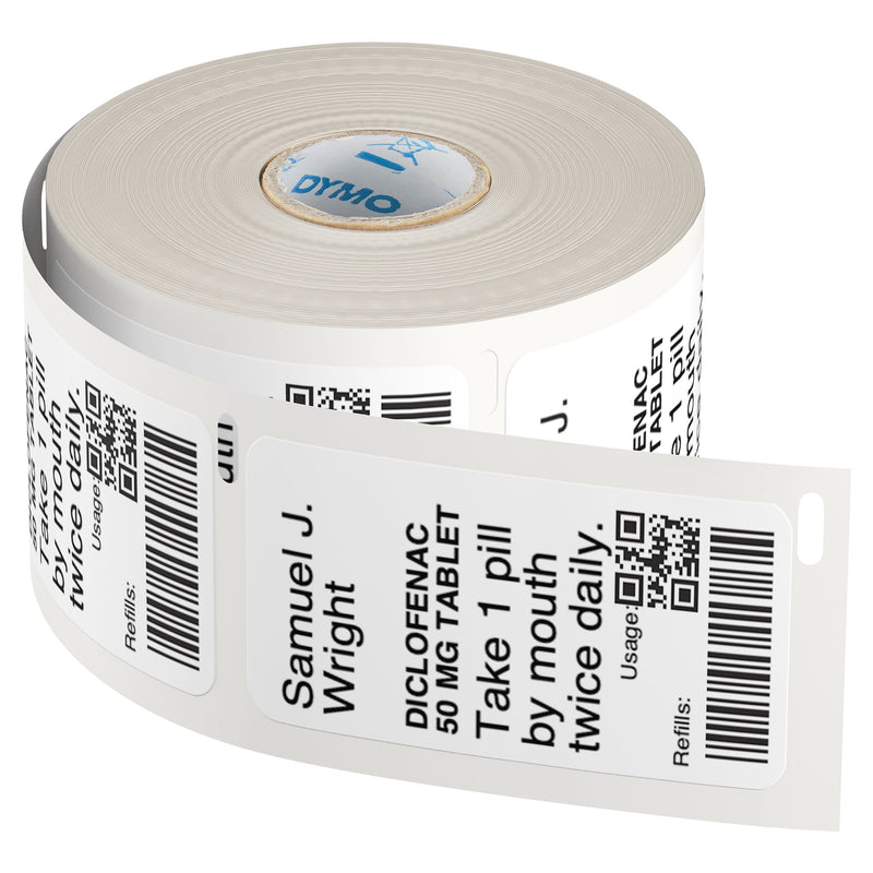 DYMO® LabelWriter™ Durable Laboratory and Medical Labels, 1" X 2-1/8", 500 Labels (2187918)