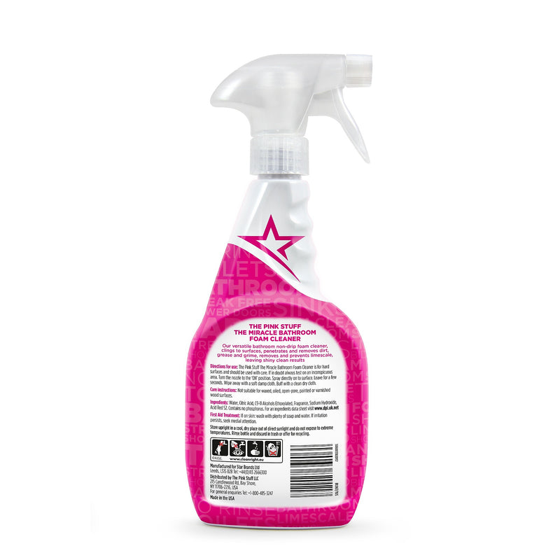The Pink Stuff The Miracle Bathroom Foam Cleaner, 25.4 Oz. (82383)