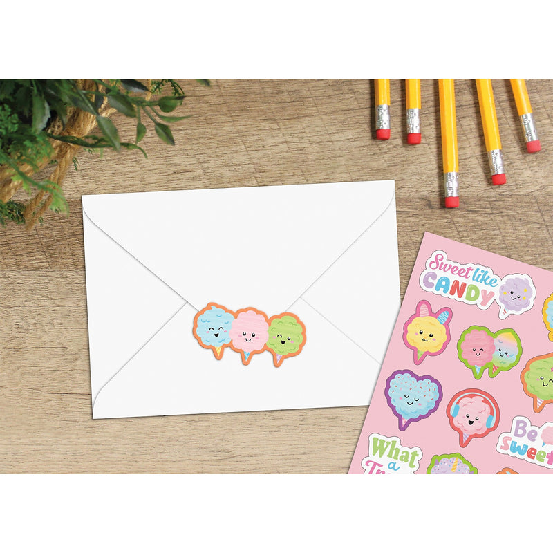 Teacher Created Resources Cotton Candy Smelly Stickers, Multicolored, 108/Pack, 6/Packs/Bundle (TCR9455-6)
