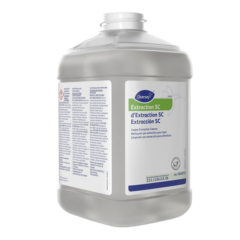 Diversey Extraction SC Multipurpose Cleaner for Diversey J-Fill, Fruity Fresh, 2.5 L / 2.64 U.S. Qt., 2/Carton (904972)