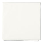 Octy-Round Plastic Tablecover, 82" Diameter, White, 12/carton